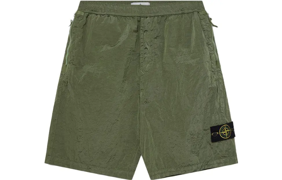 STONE ISLAND Casual Shorts Men's Green