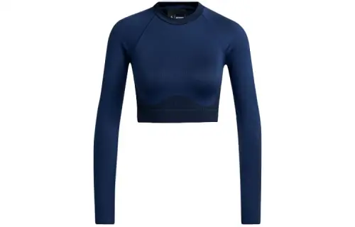 Adidas Ivy Park Halls Of Ivy Crop Top 2.0 Dark Blue/Black