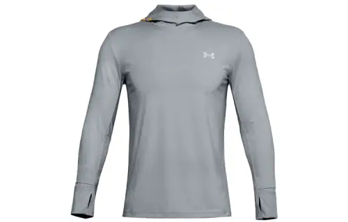 Under Armour Command Qualifier ColdGear® Knitted Fabric Breathable Running Fleece Lined Hooded Pullover Apparel Men's
