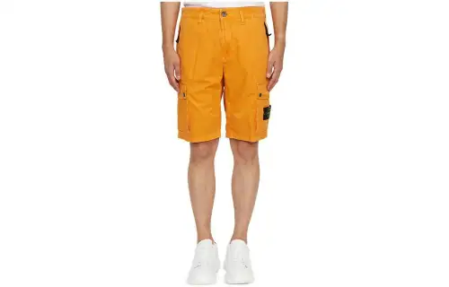 STONE ISLAND Casual Shorts Men's Orange