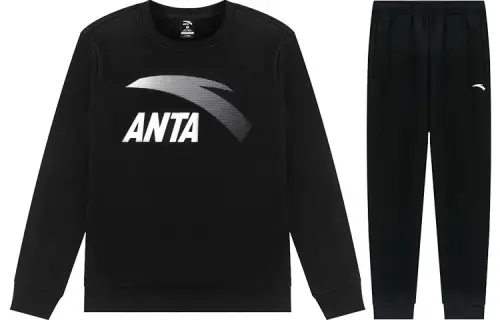 ANTA Life Collection Sweatshirt Sets Men's Crew Neck Moderate
