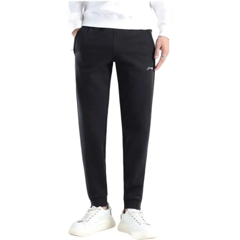Li Ning Casual Pants Men's Black