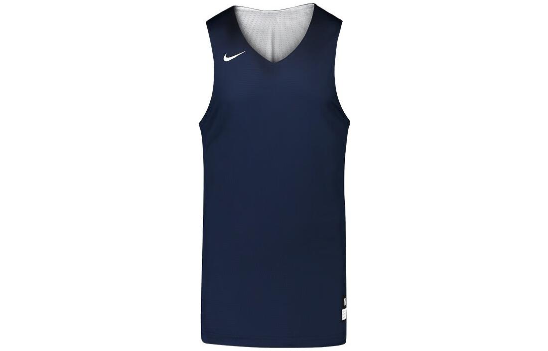 Nike M Nk Tank Reversible Breathable Reversible Sports Basketball Vest Men's Navy Blue