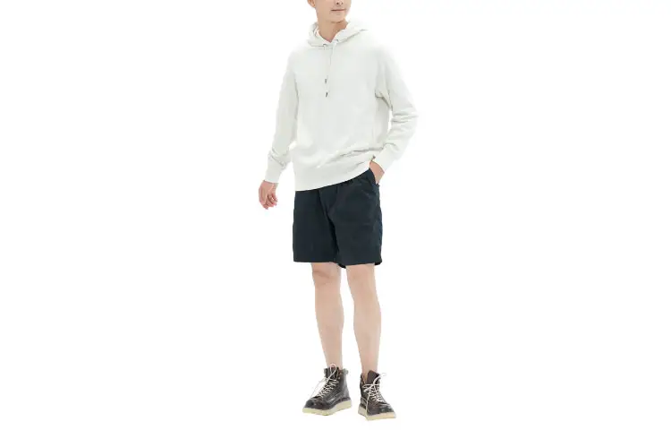 UNIQLO Casual Shorts Men's Black Moderate