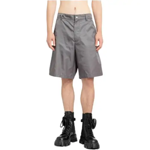 PRADA Casual Shorts Men's Gray Moderate