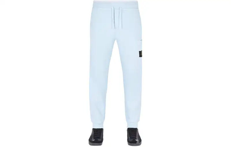 STONE ISLAND Casual Pants Men's Light Blue