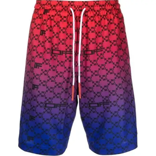 OFF WHITE Iridescent Gradient All Over Arrows Monogram Tank Shorts