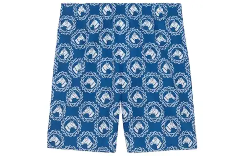 GUCCI Casual Shorts Men's Blue Moderate