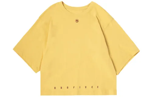 Li Ning T Shirt Women's Milk Candies Yellow