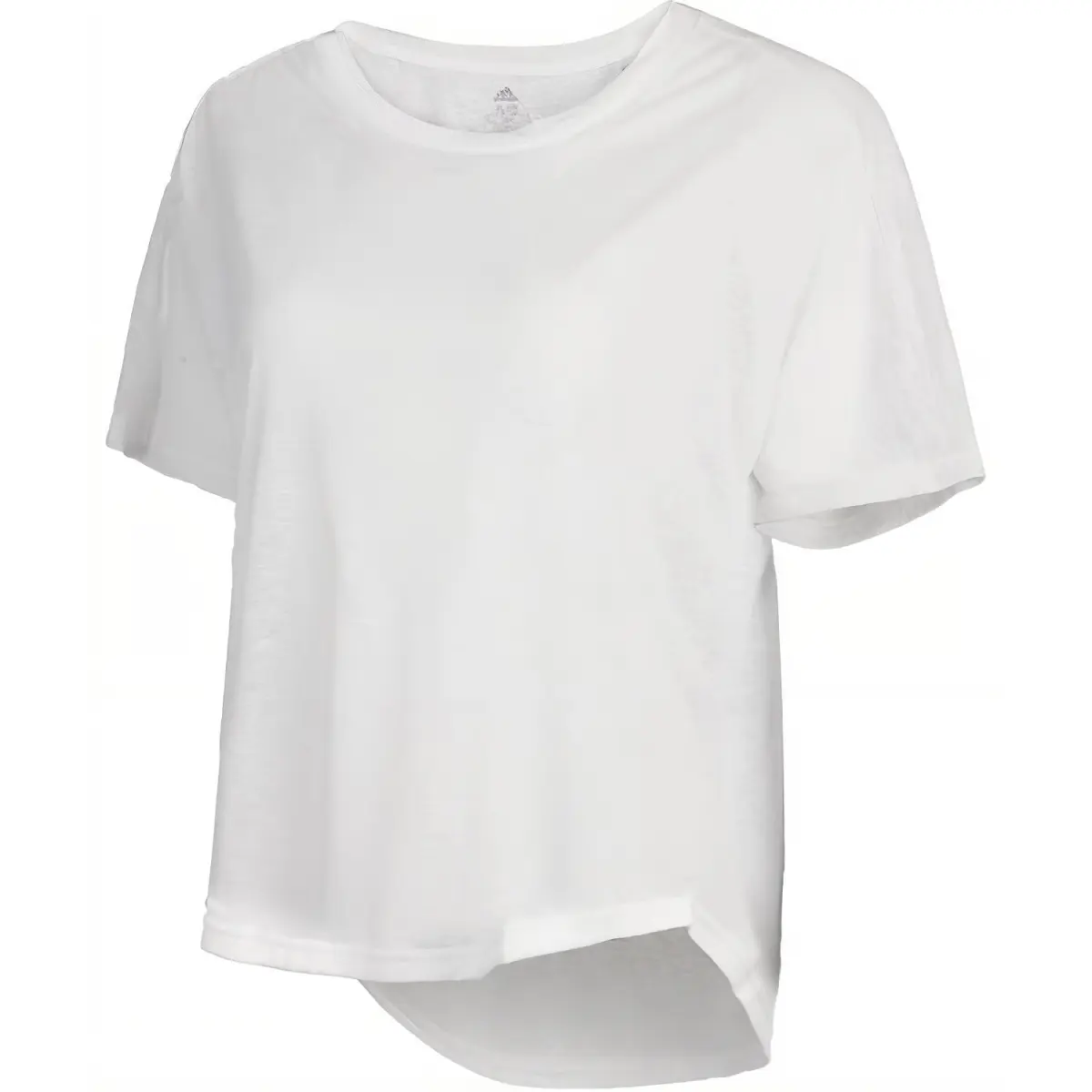 Adidas T-Shirts Women's White Crew Neck Moderate