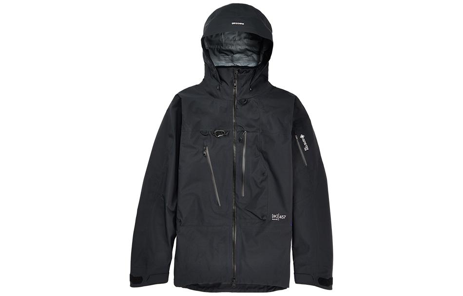 BURTON AK457 23-24 snow season GORETEX PRO 3L outdoor leisure sports zipper hooded long-sleeved waterproof, windproof and breathable wild snow ski jacket, same style for men and women