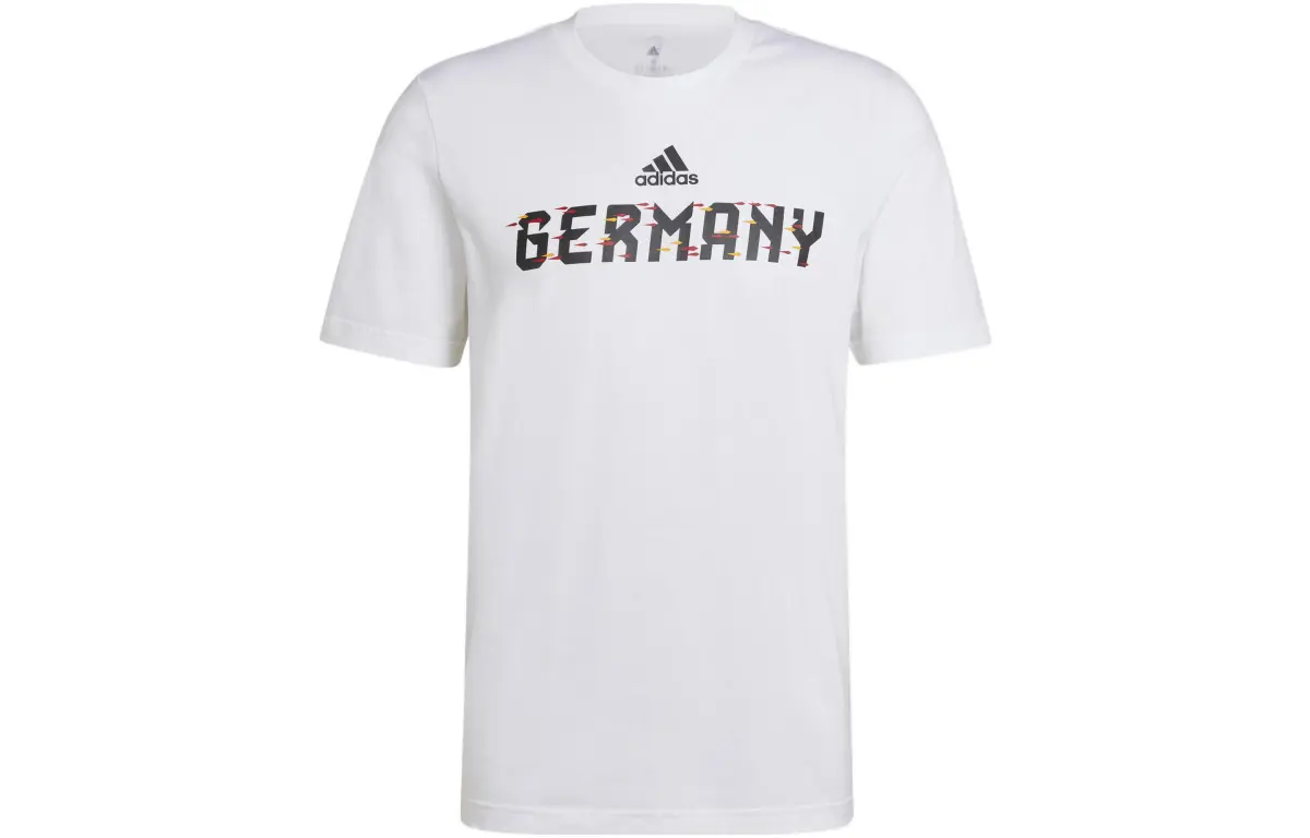 Adidas Soccer Jerseys Men's White Moderate Straight Fit