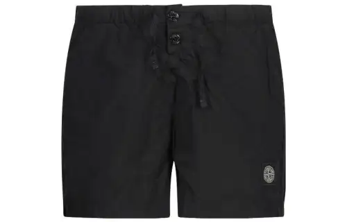 STONE ISLAND Shorts Men's Black