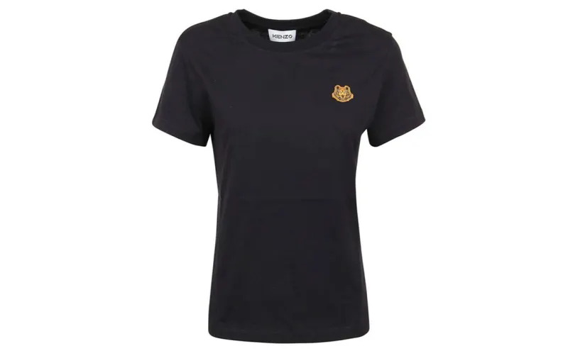 KENZO T Shirts Women's Black Crew Neck Moderate