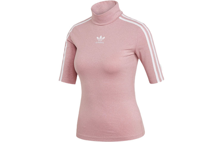 Женская футболка adidas originals Glitter Tee (розовая) — фото 1