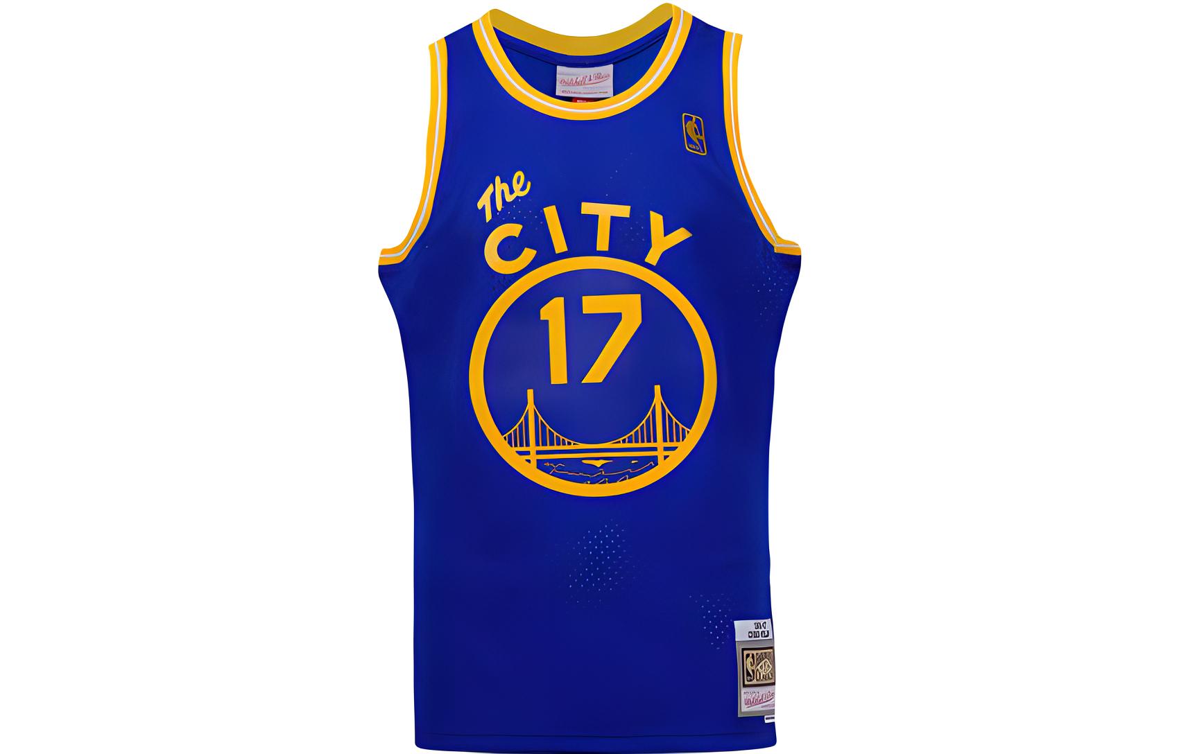Mitchell Ness Basketball Jersey Unisex Royal Blue