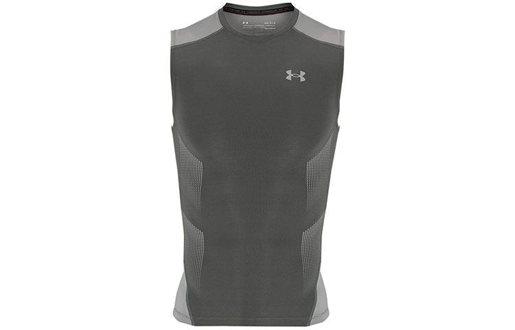 Under Armour HeatGear Fitness Clothing Men’s Gray Moderate
