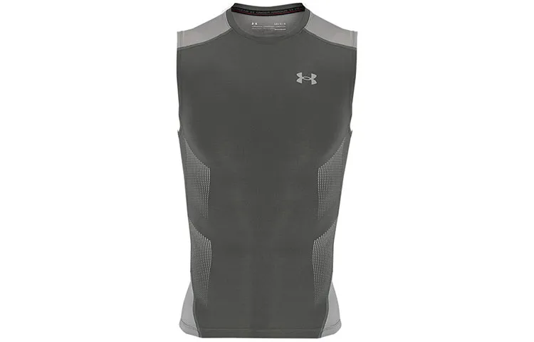 Under Armour HeatGear Fitness Clothing Men's Gray Moderate