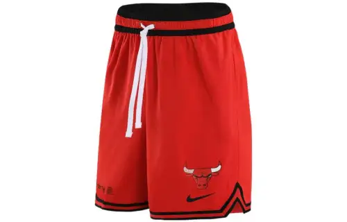 Nike Chicago Bulls DNA DRI-FIT NBA Logo printed lace-up quick-drying breathable basketball pants for men, red