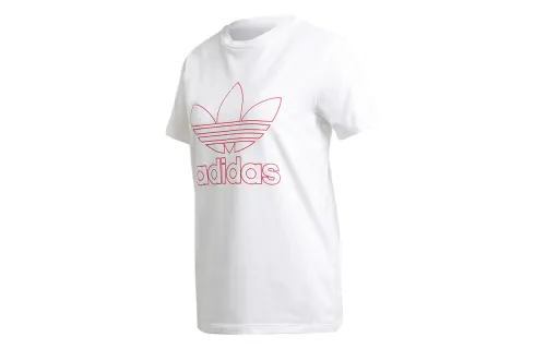 Adidas Originals Set in Sleeve T Shirt Women's White