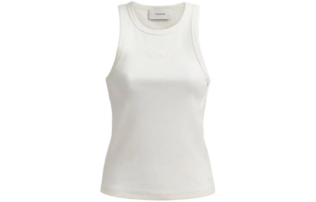 COACH SS24 Tank Top Women's White