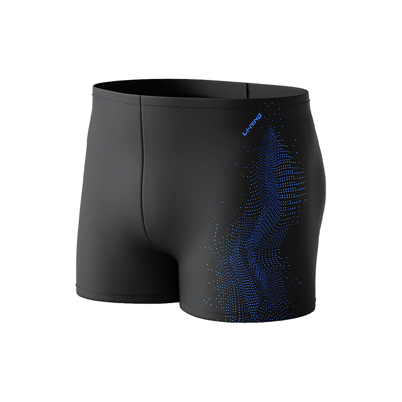 Li Ning Swimming Shorts Men's Blue Black