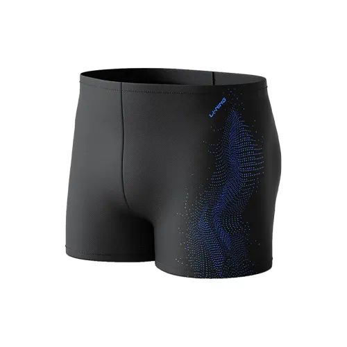 Li Ning Swimming Shorts Men's Blue Black