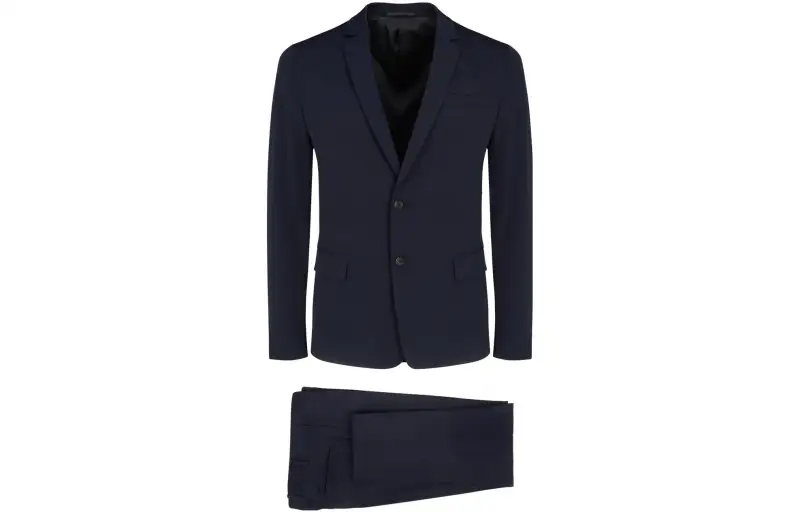 PRADA FW22 Business Suit Men's Blue