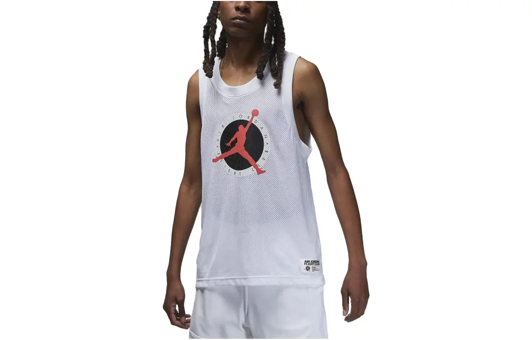 Jordan Basketball Jersey Men's White