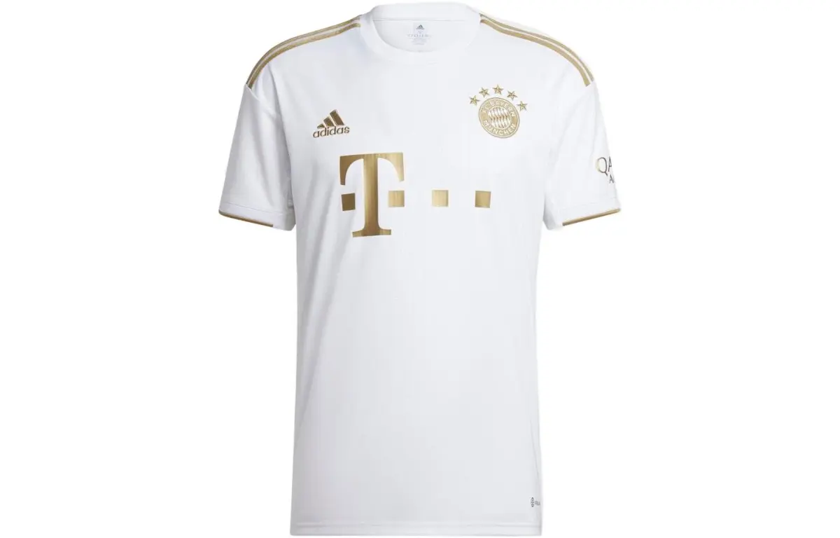 Adidas Bayern Munich Black Soccer Jersey Men's White