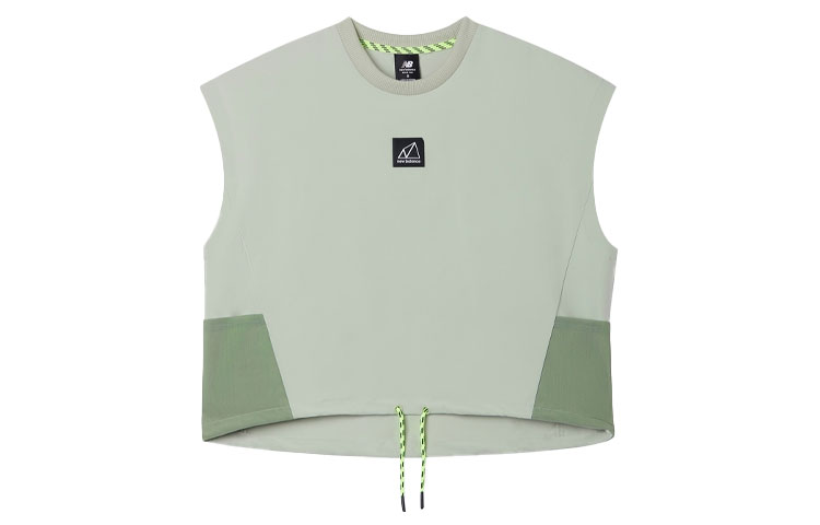 Женская майка New Balance Crop Vest (зеленая)