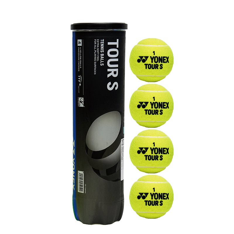 YONEX TOUR S Tennis Balls Wool, Nylon, Polyester Training Ball Yellow