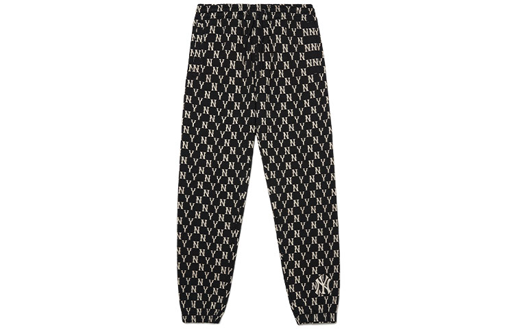 MLB Old Flower Sports Pants Unisex Black Moderate