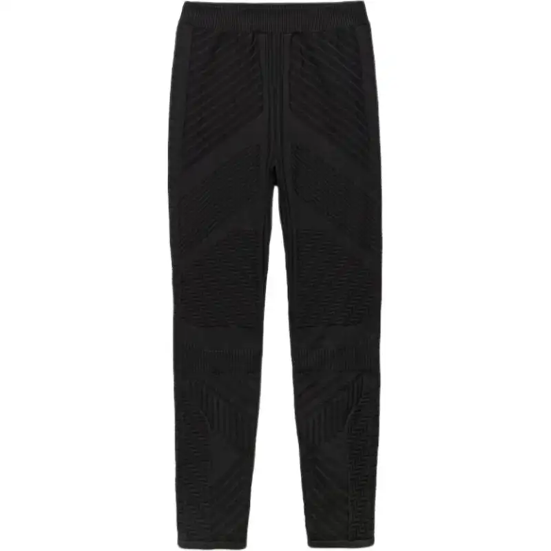 PRADA Casual Pants Men's Black Moderate Straight Fit Pants