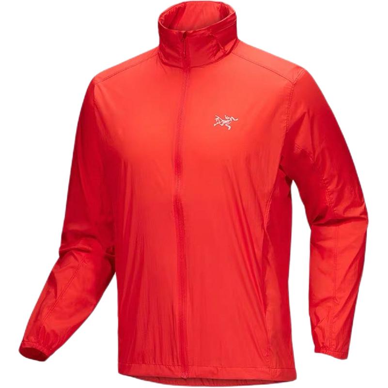 Arcteryx SS23 Nodin Men’s Logo Lightweight Windproof Stand Collar Jacket