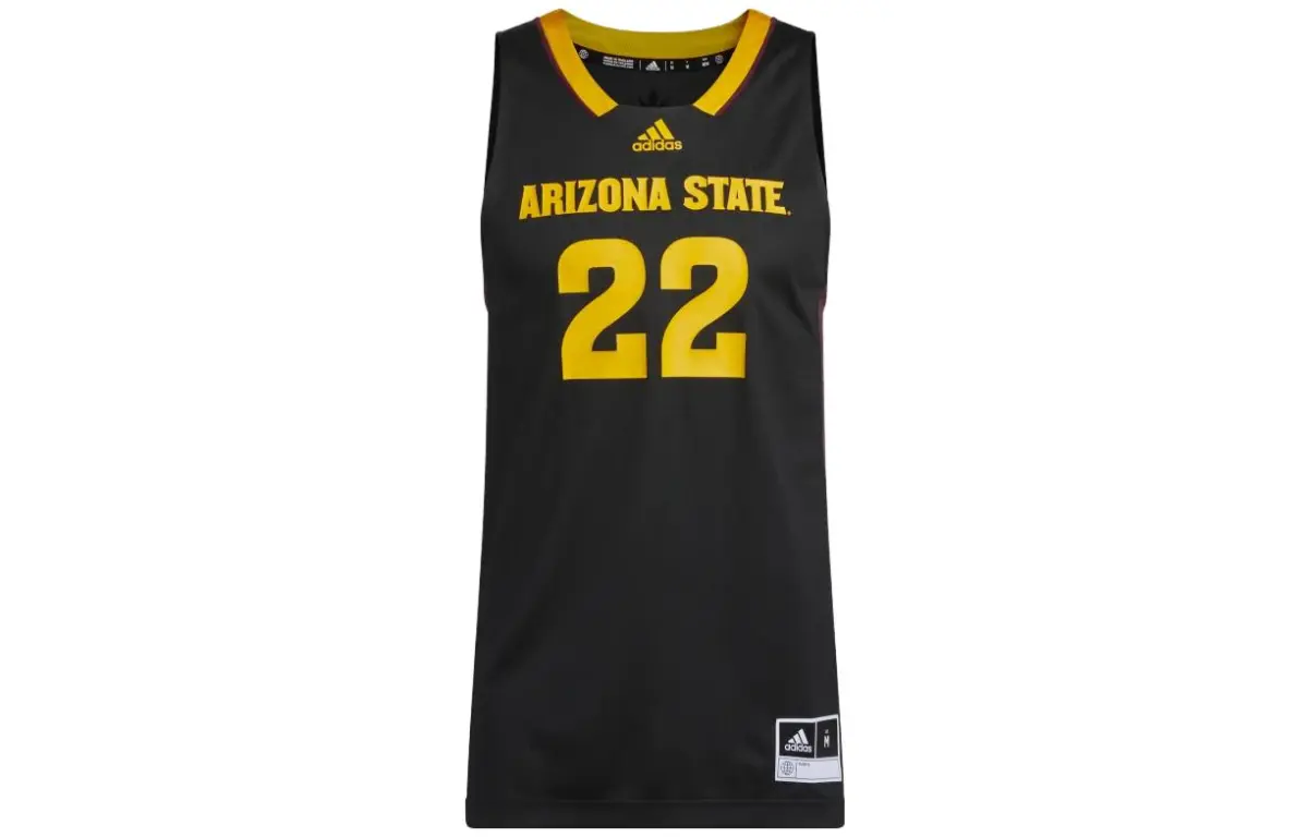 Adidas Basketball Jerseys Men's Black Moderate Straight Fit