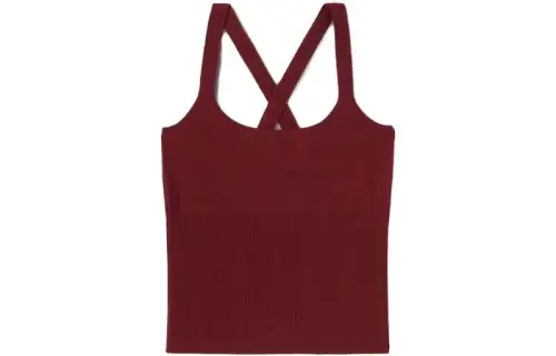 Loro Piana FW23 Cocooning Top Tank Top Women's Burgundy