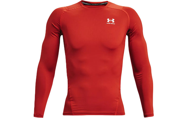 Under Armour HeatGear Fitness Clothing Men’s Orange Moderate