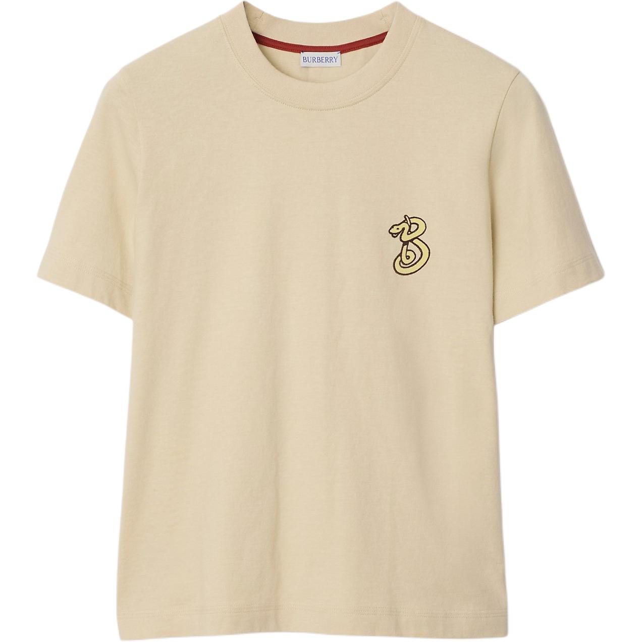 Женская футболка Burberry Год Змеи (каки)