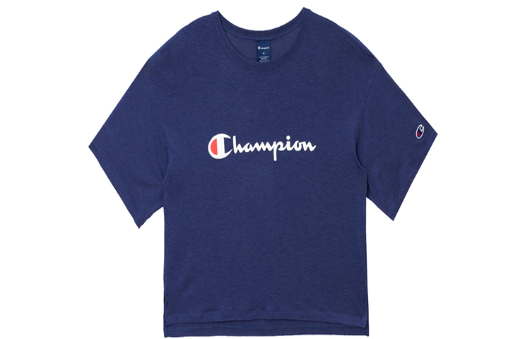 Женская футболка Champion (темно-синяя)