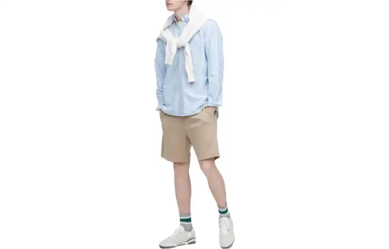 UNIQLO Casual Shorts Men's Khaki Thin