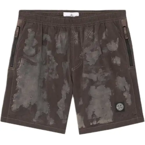 STONE ISLAND Camouflage print Shorts
