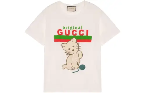 【Previous Season】Kitten relaxed-fit T-shirt