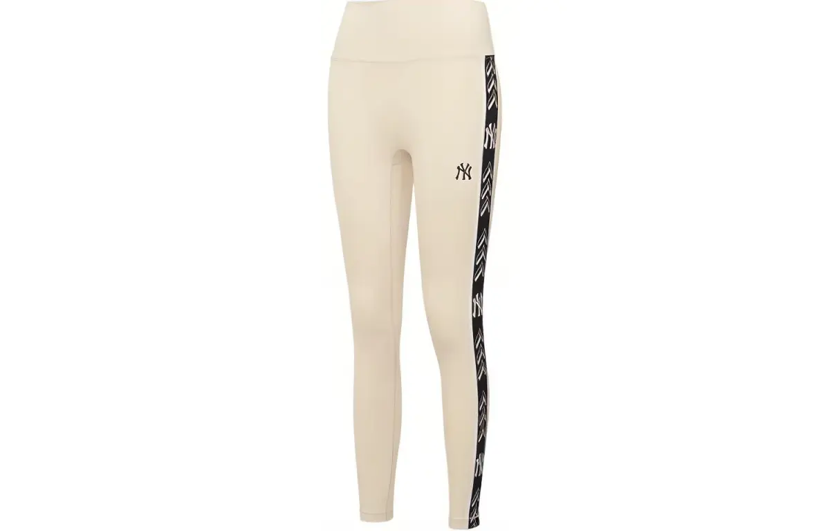 MLB New York Yankees Sports Pants Unisex Beige Moderate