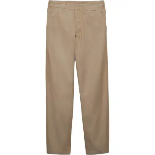 PRADA Wide-leg Cotton Trousers