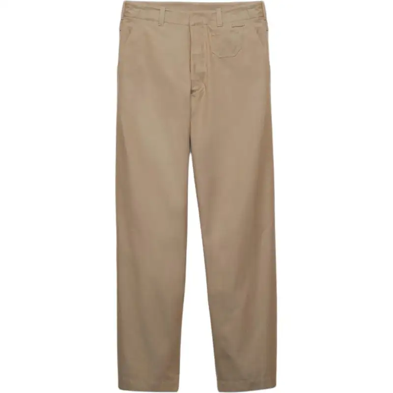 PRADA Wide-leg Cotton Trousers