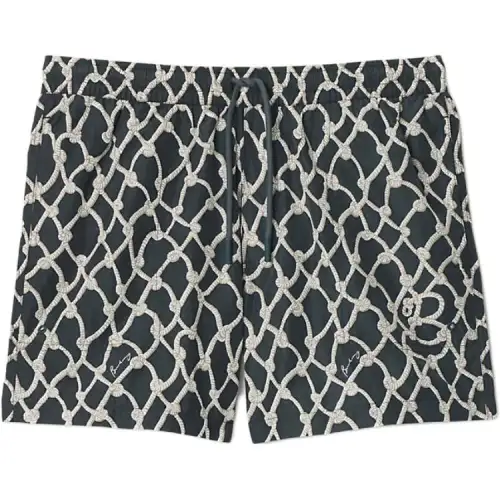 Burberry SS25 Beach Shorts Men's Magnet