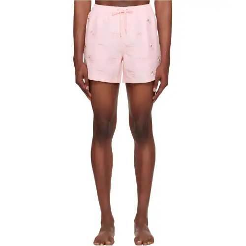 Burberry Casual Shorts Men's Pink Moderate