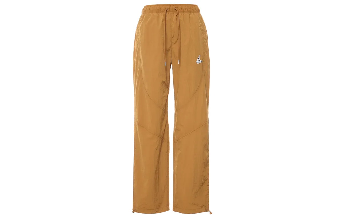 Jordan Sports Pants Men's Khaki Moderate Straight Fit Pants