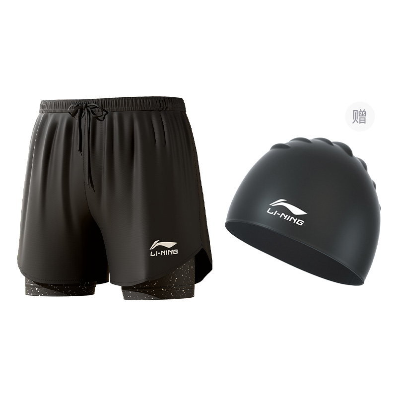 Li Ning Swimming Shorts Men's Black